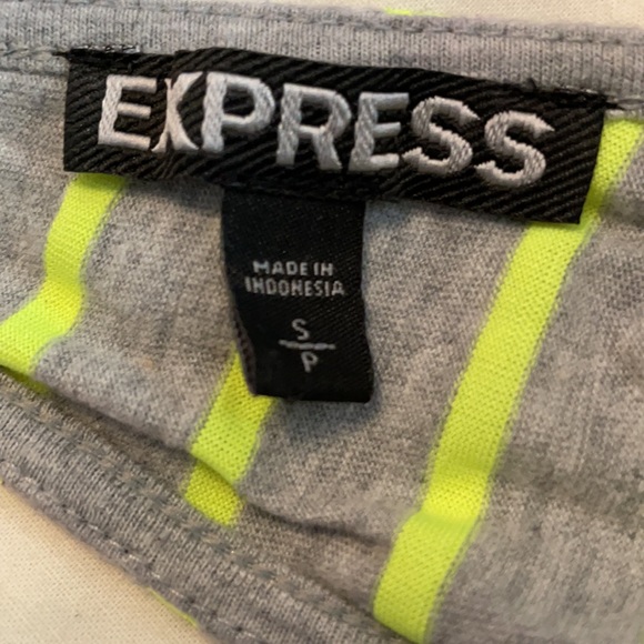 Express Neon Striped Dress - Picture 3 of 3
